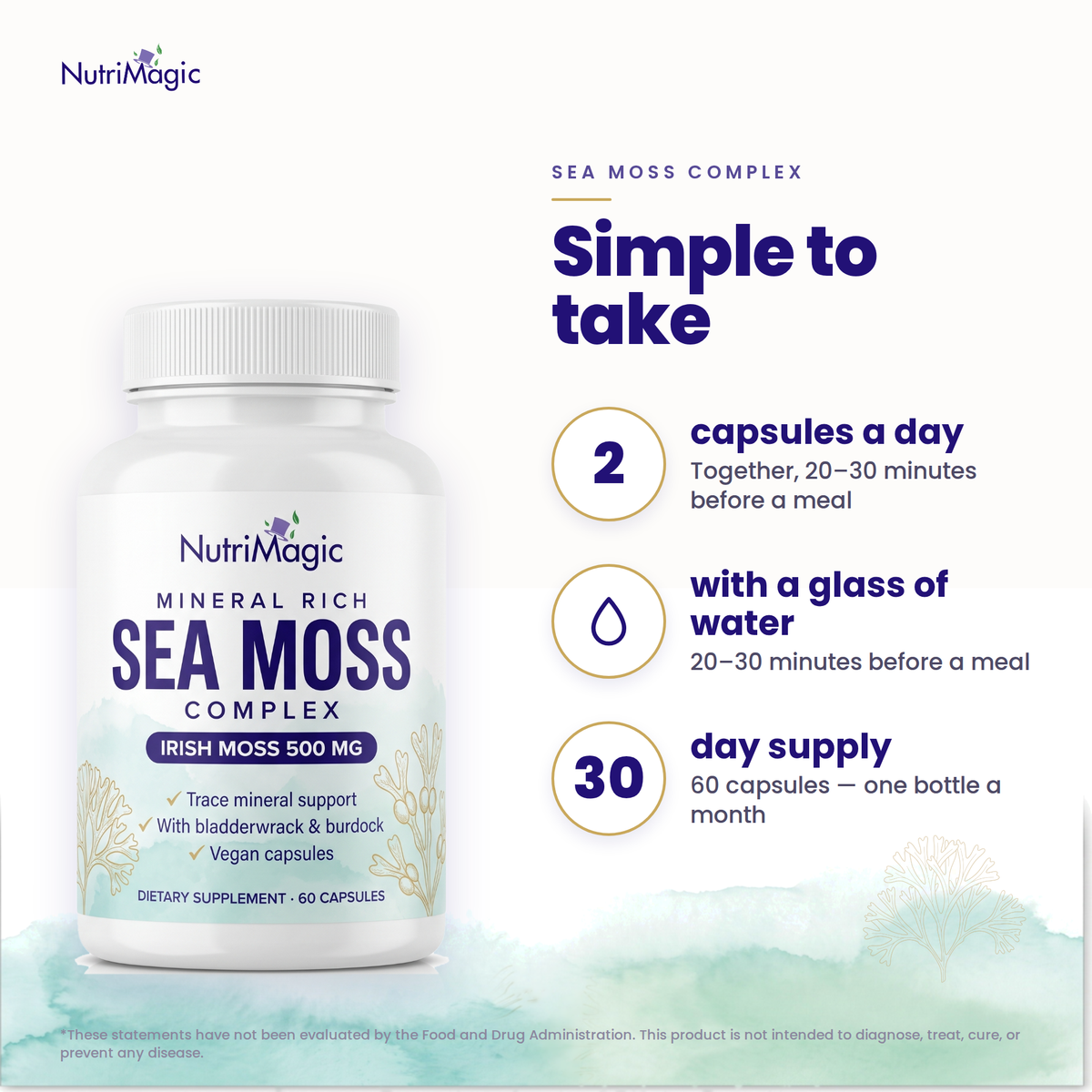 NutriMagic Sea Moss Complex — how to take it