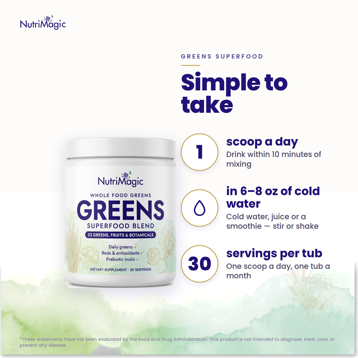 NutriMagic Greens Superfood — how to take it