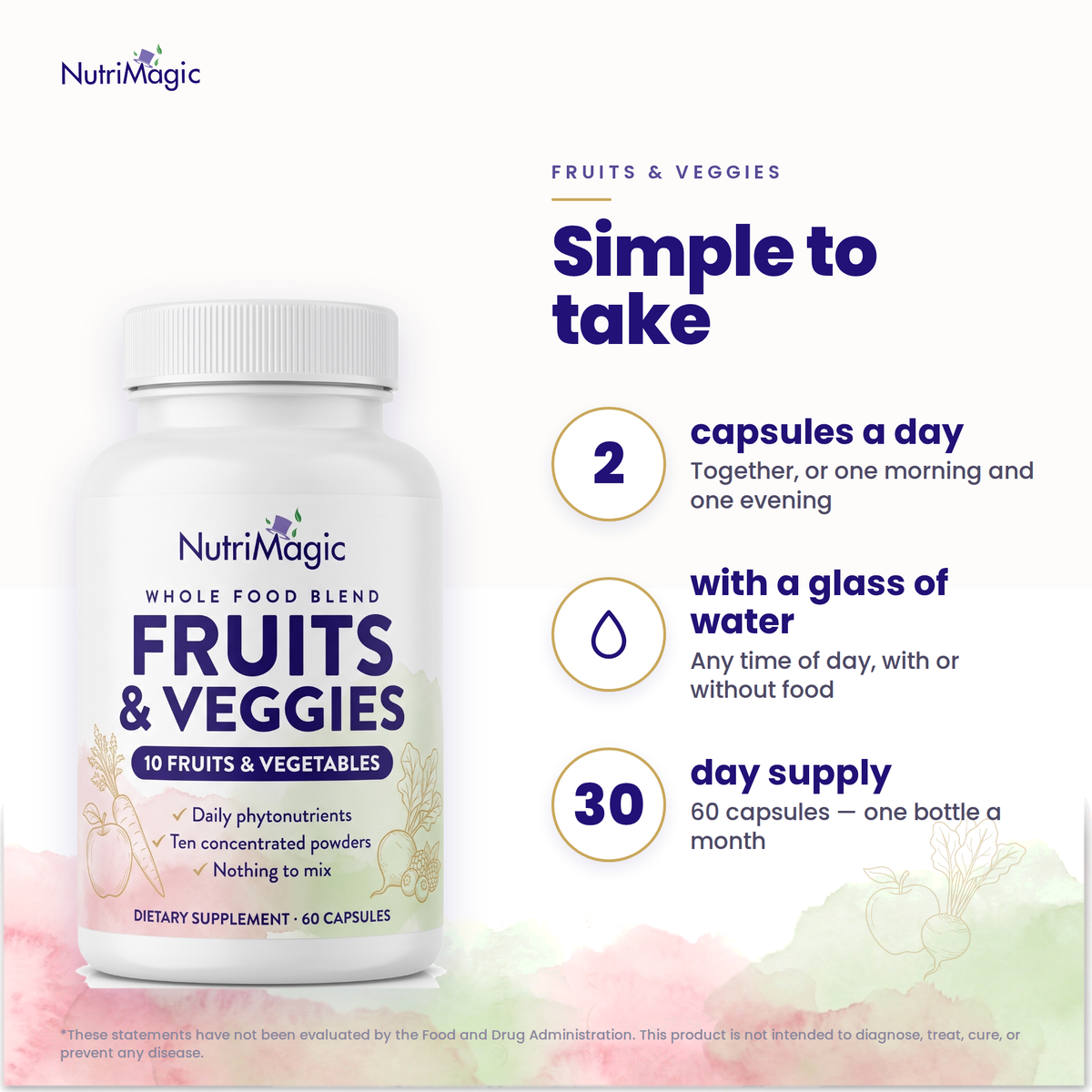 NutriMagic Fruits & Veggies — how to take it